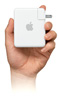 Hand holding Airport Express icon