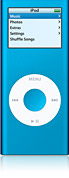 Refurbished iPod nano, 4GB - Blue
