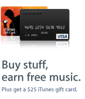 Buy stuff earn free music