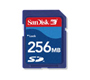 Dettagli Memory Card SanDisk SD da 256MB