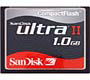 Dettagli SanDisk 1GB Ultra II CompactFlash Card